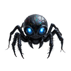 Fototapeta premium Cyber Spider Chibi Bot