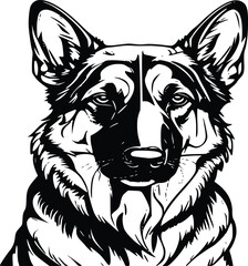 Obraz premium vector image of a dog