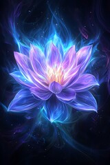 Mystical Lotus Bloom