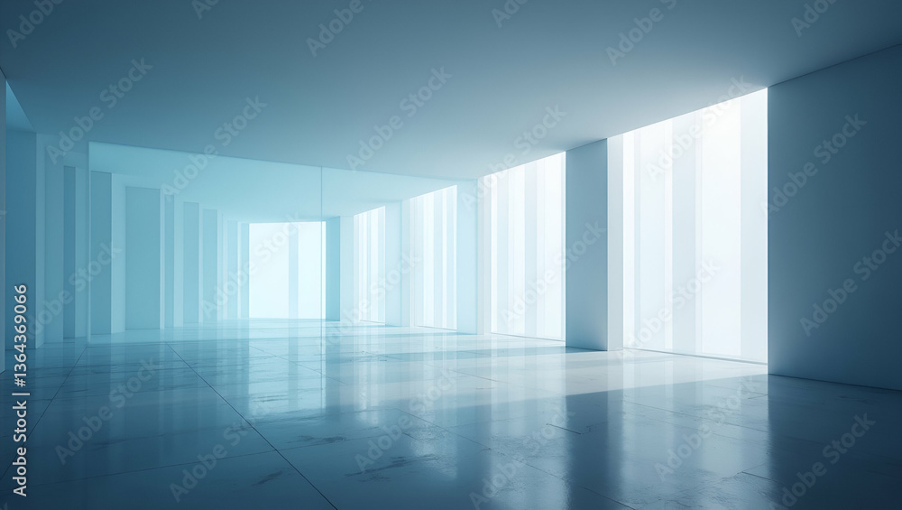 Poster innovative overlapping techno stripes: create depth with bold linear contrasts and negative space fo
