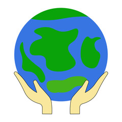 Earth day design ellements