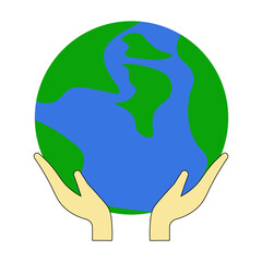 Earth day design ellements