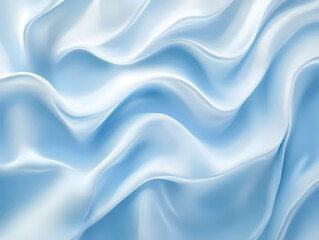 Obraz premium Light Blue Satin Fabric Texture