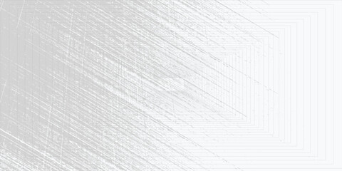Gray and white color pattern gradient grunge texture background. Vector