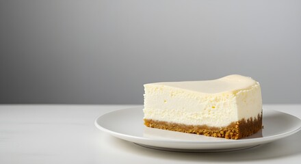 un trozo de tarta de queso