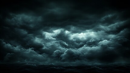 Obraz premium Dark moody atmospheric clouds filling the complete frame of the image