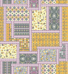 seamless pattern with flowers