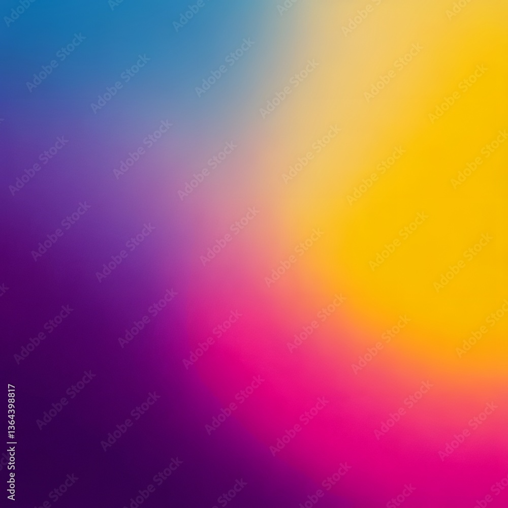 Poster vibrant abstract gradient background with warm and cool color transitions