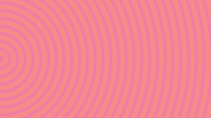 Abstract radial design, light pink circles