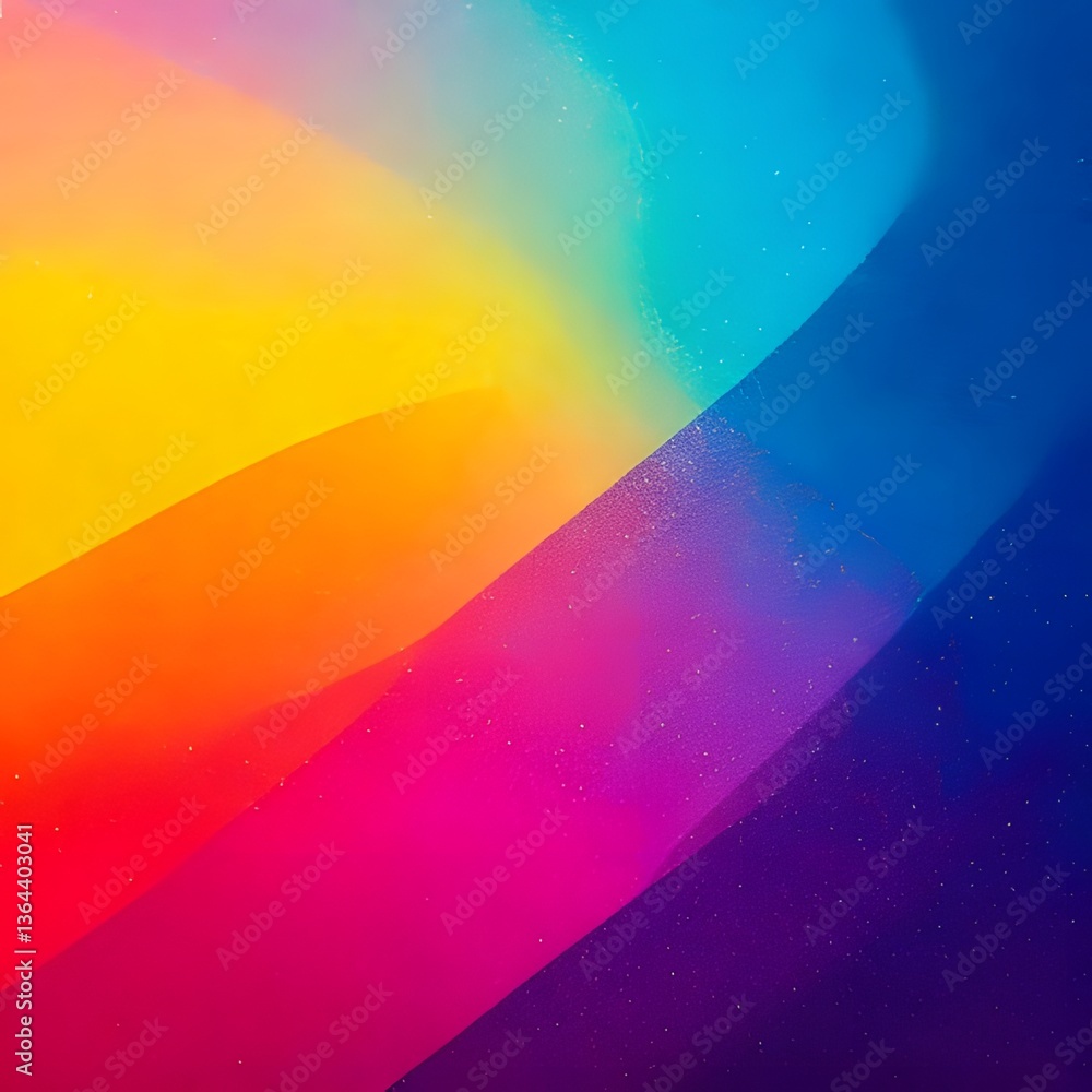 Poster vibrant abstract gradient background with warm and cool color transitions