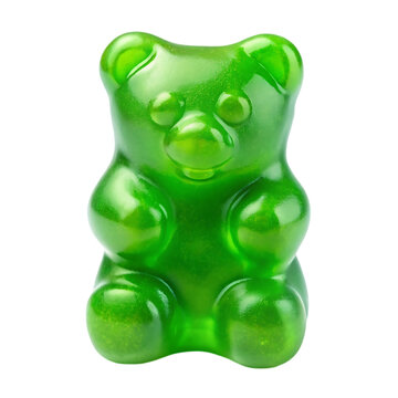 Green Gummy Bear Candy