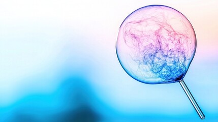 Colorful soap bubble