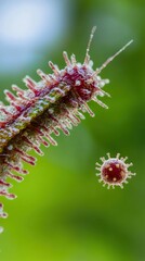 Close-up of a microbe