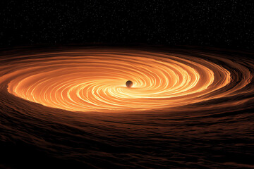 Naklejka premium exoplanetary transit