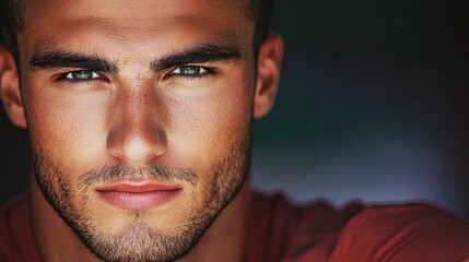 Close-up Portrait of Man