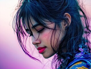 Close-up portrait, thoughtful