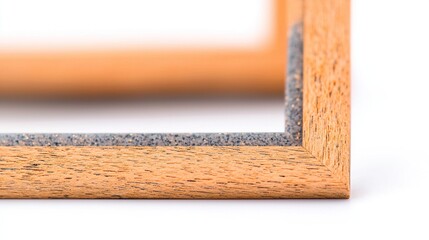Close-up Wood Picture Frame Corner