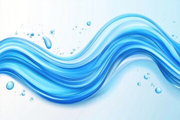 Fototapeta premium Abstract Liquid Water Flow