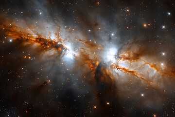  galactic collision aftermath