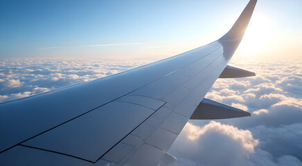 Obraz premium view from airplane window