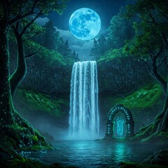 Shimmering Rain: A Dreamlike Sun Shower Moment with Golden Light and Crystal Droplets