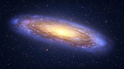 Spiral galaxy in deep space. (24)
