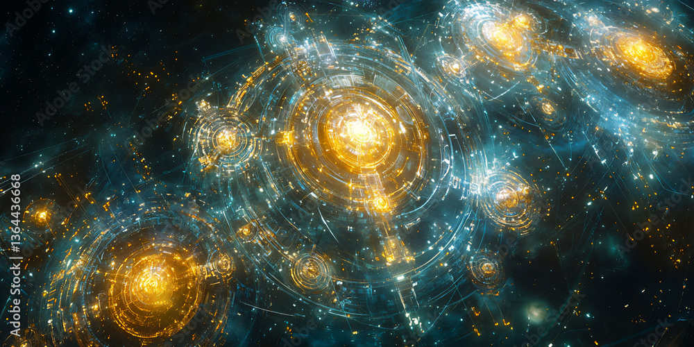 Poster interstellar communication array