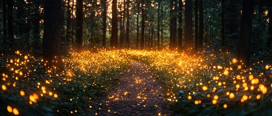 Enchanted forest path