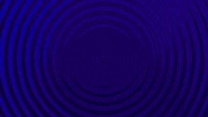 Abstract concentric circles deep indigo