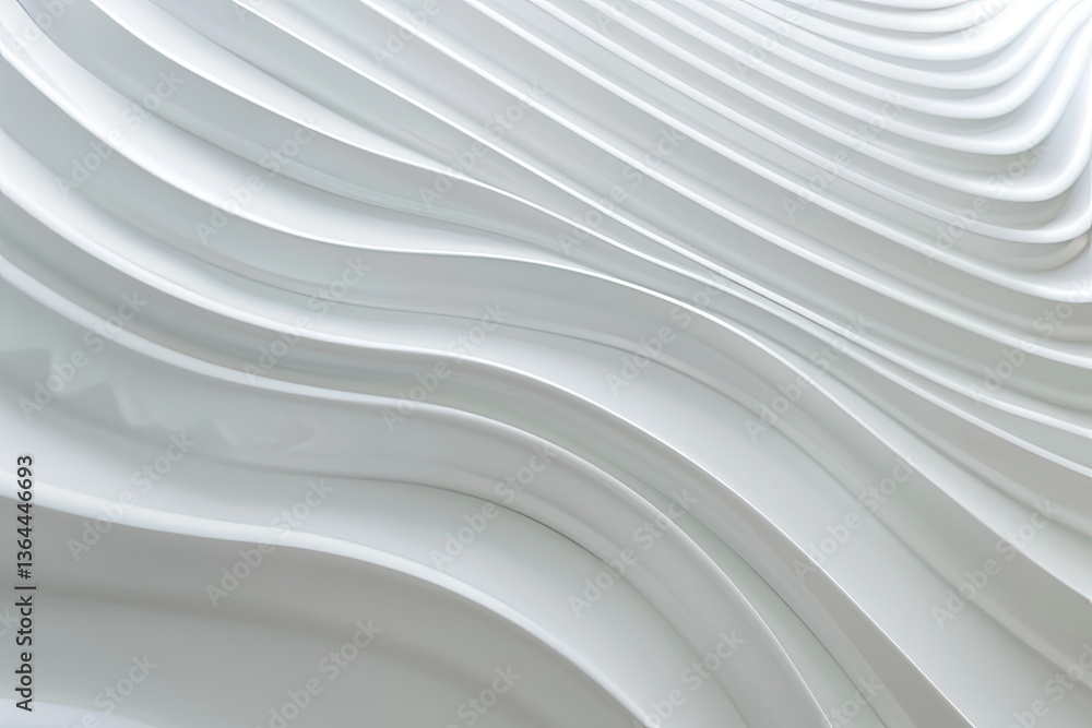 Poster vibrant color visual of a white background with a pattern of lines on it
