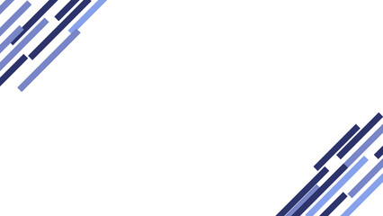 Abstract blue and white lines arranged diagonally on a clean white background, creating a modern, professional geometric design perfect for presentations, backgrounds, or printed materials.
