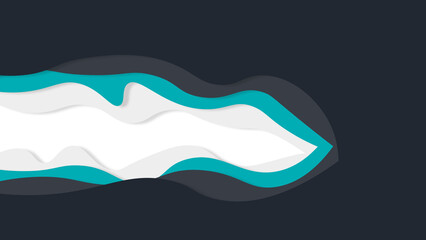 1Abstract Paper-Cut Layered Design with Modern Colors and Dark Background