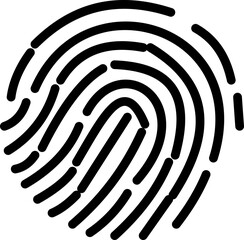 fingerprint, vector, icon, id, authentication, symbol, biometric, lock, secure, security, logo, security system, digital authentication, data, protection, facial recognition, transparent background, c