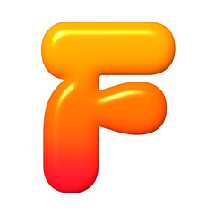 3d letter f