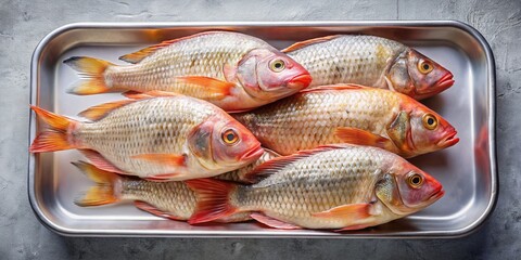 Fresh Tilapia Fish for Sale - Minimalist Flea Market Photo