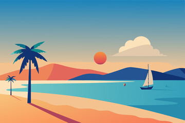 summer beach background