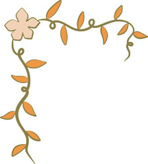 Decorative Leaf Corner Ornament