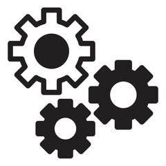 Gears Solid Black
