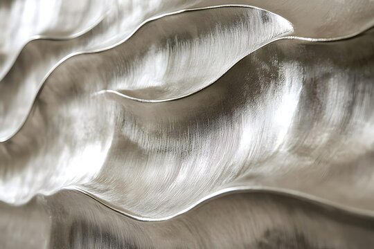 Elegant Brushed Silver Texture with Minimalistic Design