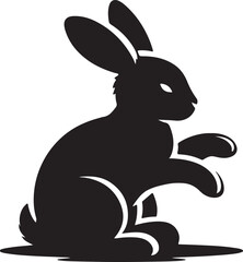 vector illustration of a rabbit