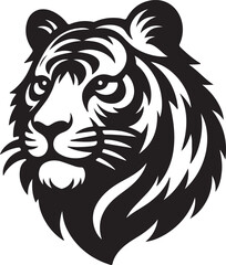 tiger head vector