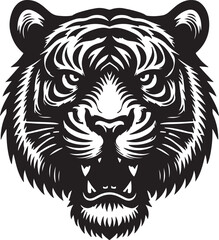 tiger head vector