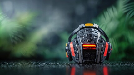 Futuristic Headset in Jungle