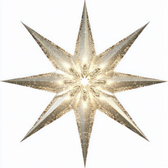 golden christmas star