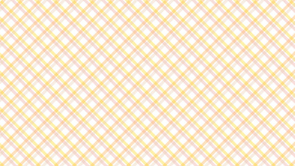 Multicolor diagonal check in the white background. Plaid checkered seamless pattern.