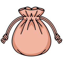 Simple pouch illustration