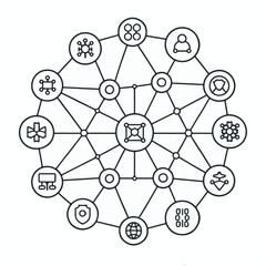 Solid icon set vector  