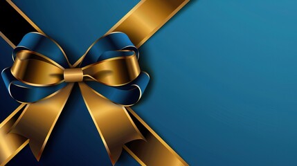 Father's Day Ribbon Background: Constructing a Gorgeous Scenery Interwoven with Love and Respect