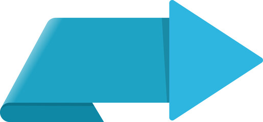 Colored Infographic Arrow for Textbox