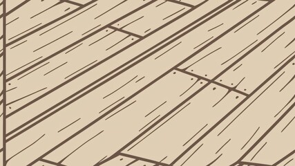 Diagonal Wooden Plank Texture Rustic Beige Brown Wood Background Seamless Pattern Design
